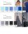 Креп стрейч Амузен 14-4122, 85 гр/м2, шир.150см, цвет голубой - купить в Смоленске. Цена 148.37 руб.