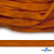 Шнур плетеный (плоский) d-12 мм, (уп.90+/-1м), 100% полиэстер, цв.267 - оранжевый - купить в Смоленске. Цена: 8.62 руб.