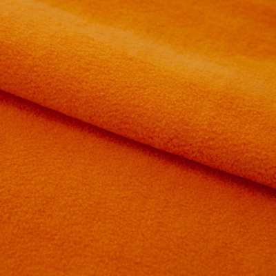 Флис DTY 16-1358, 250 г/м2, шир. 150 см, цвет оранжевый - купить в Смоленске. Цена 640.46 руб.