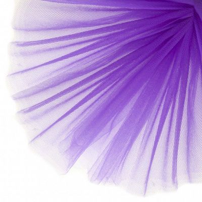 Фатин матовый 16-85, 12 гр/м2, шир.300см, цвет фиолетовый - купить в Смоленске. Цена 96.31 руб.