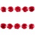 Тесьма плетеная "Рюш", упак. 9,14 м, цвет красный - купить в Смоленске. Цена: 46.82 руб.