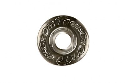Кнопка металлическая "Альфа" с пружиной, 15 мм (уп. 720+/-20 шт), цвет никель - купить в Смоленске. Цена: 1 466.73 руб.