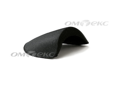 Плечевые накладки OВТ-10, обшитые, цвет чёрный - купить в Смоленске. Цена: 17.64 руб.