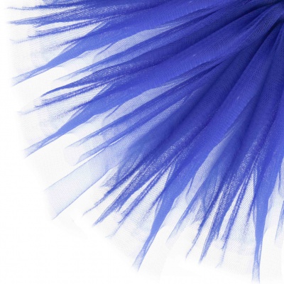 Фатин матовый 16-101, 12 гр/м2, шир.300см, цвет т.синий - купить в Смоленске. Цена 100.92 руб.