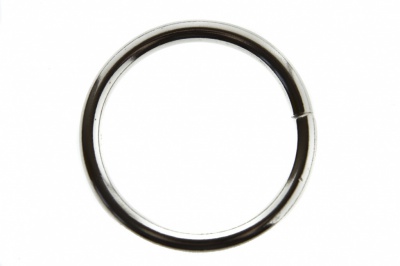 Кольцо металлическое d-38 мм, цв.-никель - купить в Смоленске. Цена: 4.89 руб.