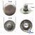 Кнопка металлическая "Альфа" с пружиной, 15 мм (уп. 720+/-20 шт), цвет никель - купить в Смоленске. Цена: 1 466.73 руб.