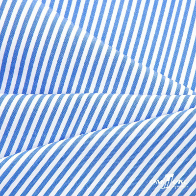 Ткань сорочечная Полоска Кенди, 115 г/м2, 58% пэ,42% хл, шир.150 см, цв.3-синий, (арт.110) - купить в Смоленске. Цена 306.69 руб.