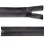 Молния водонепроницаемая PVC Т-7, 90 см, разъемная, цвет (301) т.серый - купить в Смоленске. Цена: 61.18 руб.