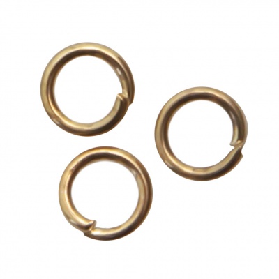 Кольцо  соединительное для бижутерии 4 мм, цв.-золото - купить в Смоленске. Цена: 0.41 руб.