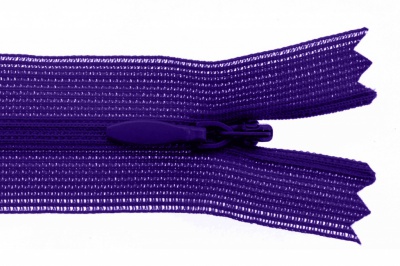Молния потайная Т3 866, 20 см, капрон, цвет фиолетовый - купить в Смоленске. Цена: 5.27 руб.