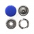 Кнопка рубашечная (закрытая) 9,5мм - эмаль, цв.168 - голубой - купить в Смоленске. Цена: 4.77 руб.