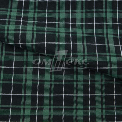 Ткань костюмная Клетка 25577, т.зеленый/зеленый./ч/бел, 230 г/м2, шир.150 см - купить в Смоленске. Цена 539.74 руб.
