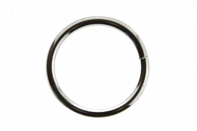 Кольцо металлическое d-3 х 32 мм, цв.-никель - купить в Смоленске. Цена: 3.92 руб.