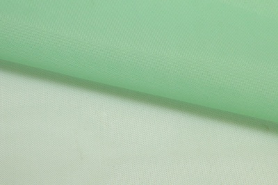 Портьерный капрон 13-6009, 47 гр/м2, шир.300см, цвет св.зелёный - купить в Смоленске. Цена 143.68 руб.