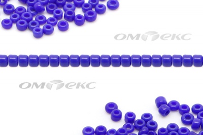 Бисер (ОS) 11/0 ( упак.100 гр) цв.48 - синий - купить в Смоленске. Цена: 48 руб.