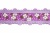 Тесьма декоративная 0385-6169, шир. 25 мм/уп. 22,8+/-1 м, цвет 01-фиолетовый - купить в Смоленске. Цена: 391.39 руб.