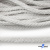 Шнур плетеный d-6 мм круглый, 70% хлопок 30% полиэстер, уп.90+/-1 м, цв.1076-белый - купить в Смоленске. Цена: 588 руб.