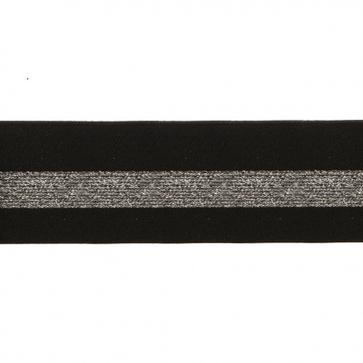 #2/6-Лента эластичная вязаная с рисунком шир.52 мм (45,7+/-0,5 м/бобина) - купить в Смоленске. Цена: 69.33 руб.