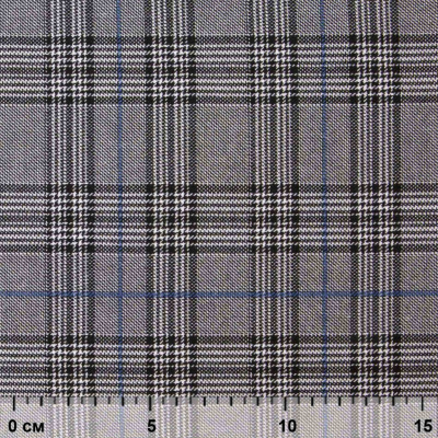 Ткань костюмная "Клер" 80% P, 16% R, 4% S, 200 г/м2, шир.150 см,#3 цв-серый/синий - купить в Смоленске. Цена 412.02 руб.
