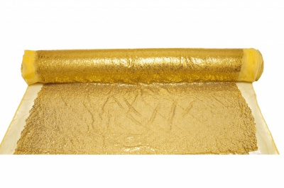 Сетка с пайетками №6, 188 гр/м2, шир.130см, цвет золото - купить в Смоленске. Цена 371.02 руб.