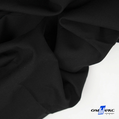Ткань костюмная "Матте" 80% P, 16% R, 4% S, 170 г/м2, шир.150 см, цв-черный #1 - купить в Смоленске. Цена 372.90 руб.
