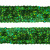 Тесьма с пайетками D4, шир. 20 мм/уп. 25+/-1 м, цвет зелёный - купить в Смоленске. Цена: 778.19 руб.
