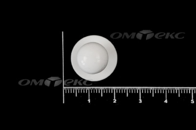 Пуговица поварская "Пукля", 10 мм, цвет белый - купить в Смоленске. Цена: 2.28 руб.