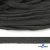 Шнур плетеный d-8 мм плоский, 70% хлопок 30% полиэстер, уп.85+/-1 м, цв.1026-серый - купить в Смоленске. Цена: 735 руб.