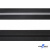 Рулонная молния с покрытием PVC спираль тип 3 (упак.270м) -черная с полосой СВО - купить в Смоленске. Цена: 12.74 руб.