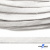 Шнур плетеный d-8 мм плоский, 70% хлопок 30% полиэстер, уп.85+/-1 м, цв.1018-белый - купить в Смоленске. Цена: 735 руб.
