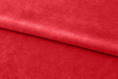 Бархат стрейч, 240 гр/м2, шир.160см, (2,4 м/кг), цвет 14/красный - купить в Смоленске. Цена 886.02 руб.