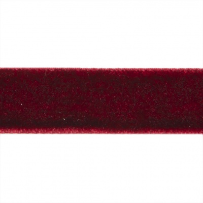 Лента бархатная нейлон, шир.12 мм, (упак. 45,7м), цв.240-бордо - купить в Смоленске. Цена: 392 руб.
