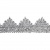 Тесьма металлизированная 0384-0240, шир. 40 мм/уп. 25+/-1 м, цвет серебро - купить в Смоленске. Цена: 490.74 руб.