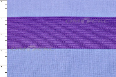 Окантовочная тесьма №0225, шир. 22 мм (в упак. 100 м), цвет фиолет - купить в Смоленске. Цена: 271.60 руб.
