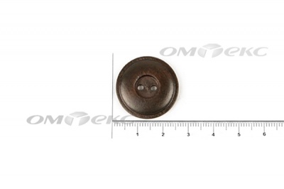 Пуговица деревянная круглая №54 (25мм) - купить в Смоленске. Цена: 4.12 руб.