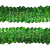 Тесьма с пайетками D4, шир. 30 мм/уп. 25+/-1 м, цвет зелёный - купить в Смоленске. Цена: 1 087.39 руб.