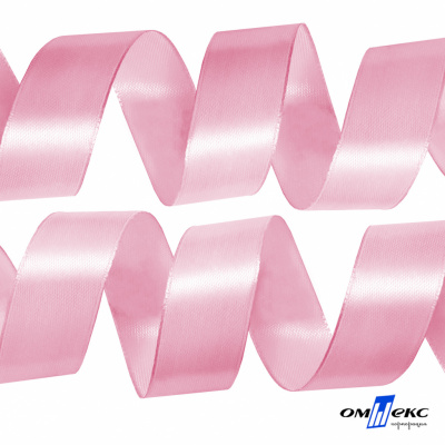 050-нежно-розовый Лента атласная упаковочная (В) 85+/-5гр/м2, шир.50 мм (1/2), 25+/-1 м - купить в Смоленске. Цена: 120.46 руб.