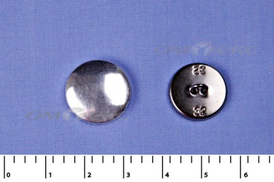 Формы для пуговиц и прочие части пуговиц; заготовки для пуговиц №20 с петлёй сталь (#32) - купить в Смоленске. Цена: 1.79 руб.