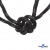 Шнурки #3-10, круглые с наполнителем 130 см, светоотражающие, цв.-чёрный - купить в Смоленске. Цена: 75.38 руб.