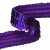 Тесьма с пайетками 12, шир. 20 мм/уп. 25+/-1 м, цвет фиолет - купить в Смоленске. Цена: 786.13 руб.