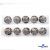 119-02 Кнопки пришивные декоративные металл 25 мм, цв.-никель - купить в Смоленске. Цена: 30.23 руб.