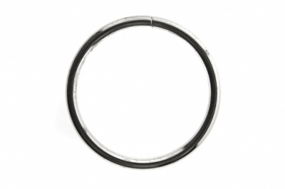 Кольцо металлическое №40 мм, цв.-никель - купить в Смоленске. Цена: 4.45 руб.