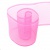 Лента капроновая, шир. 80 мм/уп. 25 м, цвет розовый - купить в Смоленске. Цена: 19.77 руб.