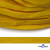 Шнур плетеный (плоский) d-12 мм, (уп.90+/-1м), 100% полиэстер, цв.269 - жёлтый - купить в Смоленске. Цена: 8.62 руб.