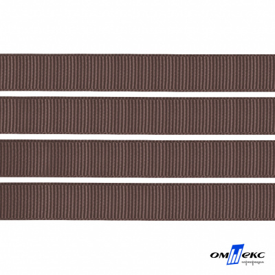 Репсовая лента 005, шир. 6 мм/уп. 50+/-1 м, цвет коричневый - купить в Смоленске. Цена: 88.45 руб.
