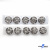 119-01 Кнопки пришивные декоративные металл 21 мм, цв.-никель - купить в Смоленске. Цена: 21.54 руб.