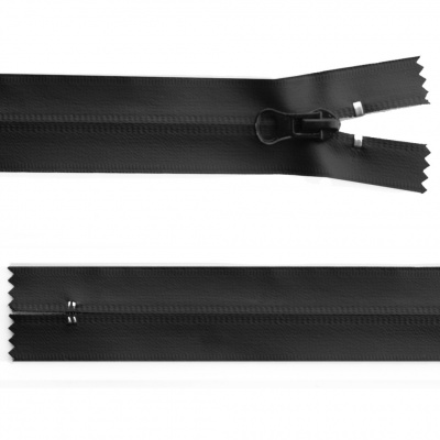 Молния водонепроницаемая PVC Т-7, 18 см, неразъемная, цвет чёрный - купить в Смоленске. Цена: 21.20 руб.