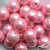 0404-00108-Бусины пластиковые под жемчуг "ОмТекс", 16 мм, (уп.50гр=24+/-1шт) цв.101-св.розовый - купить в Смоленске. Цена: 44.18 руб.