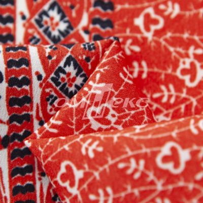 Плательная ткань "Фламенко" 24.1, 80 гр/м2, шир.150 см, принт этнический - купить в Смоленске. Цена 241.49 руб.