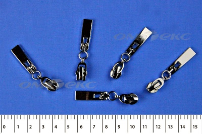 Слайдер декоративный, металлический №1/спираль Т7/никель - купить в Смоленске. Цена: 6.29 руб.